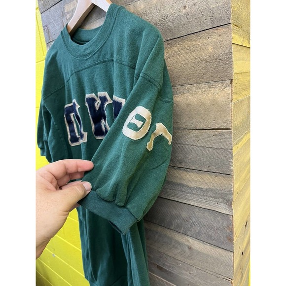 VINTAGE Eagle Athletic Pi Kappa Alpha Fraternity Jersey Mens L David - Picture 2 of 5